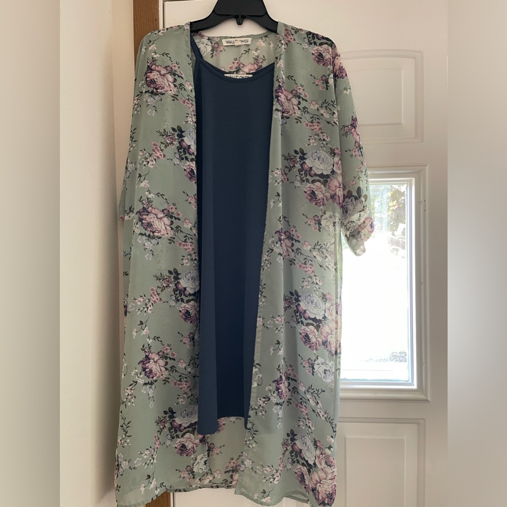 Wallflower dress and coverup